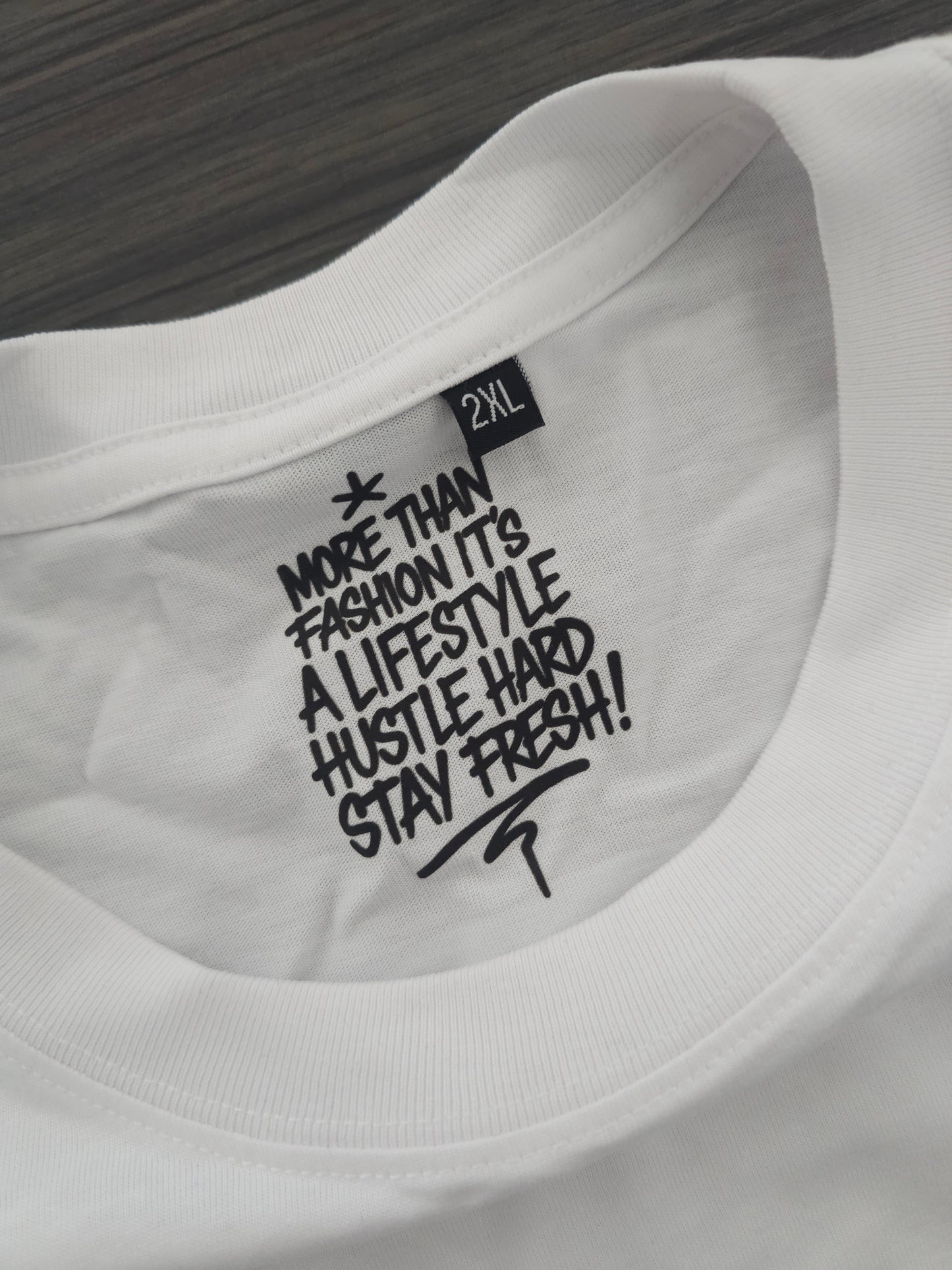White Limited Drop Tee | Growrich Clothing