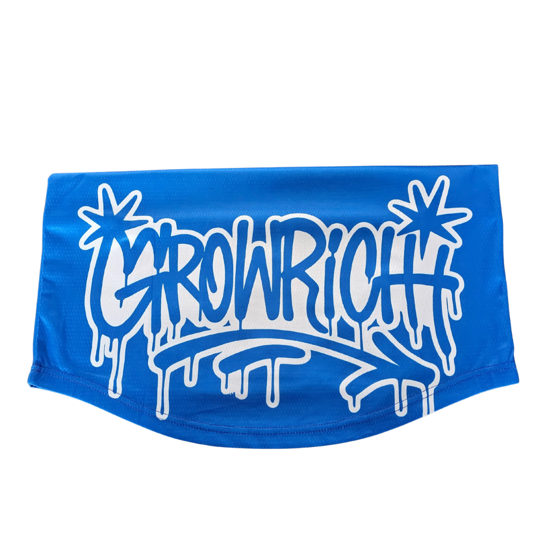 The "03" Growrich Blue Singlet | Growrich Clothing