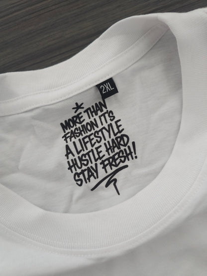 White Limited Drop Tee | Growrich Clothing