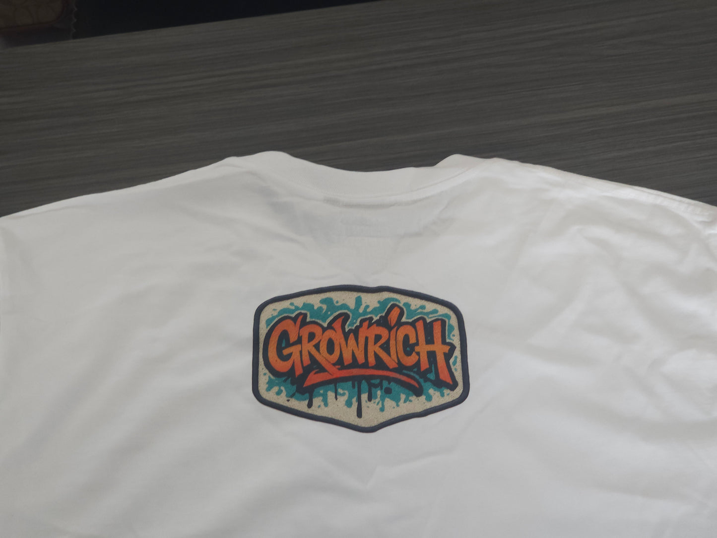 White Limited Drop Tee | Growrich Clothing