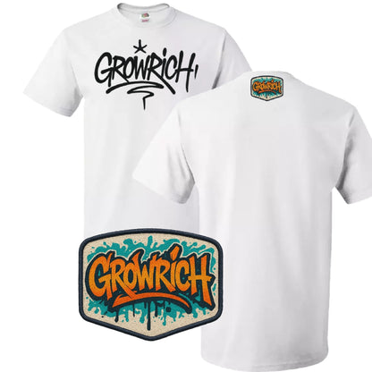 White Limited Drop Tee | Growrich Clothing