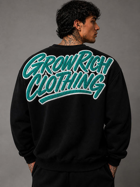 Heavy Black Crewneck