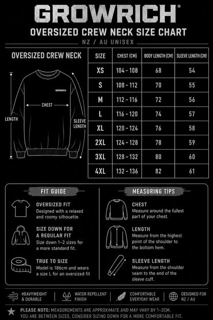 Heavy Black Crewneck