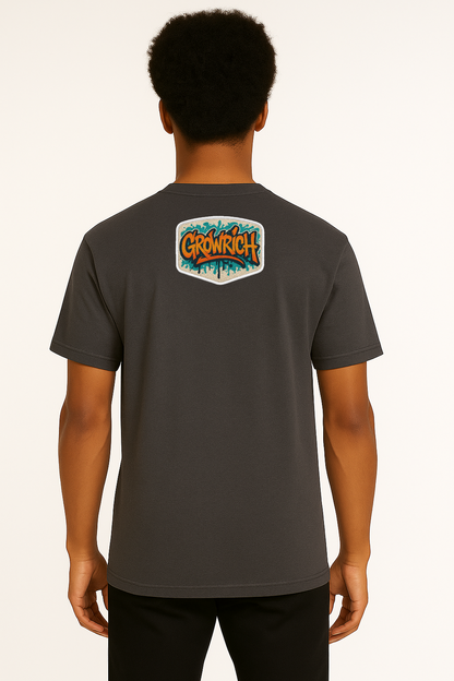 Grey Oversized Tee | Growrich Clothing