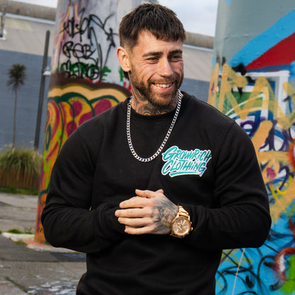 Heavy Black Crewneck